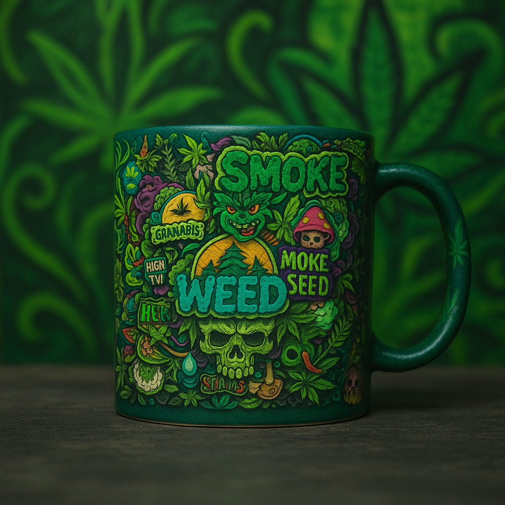 Cannabis Graffiti- Personalized Accent Mug