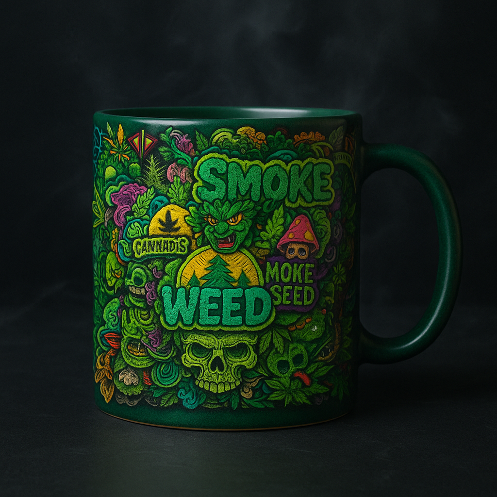 Cannabis Graffiti- Personalized Accent Mug