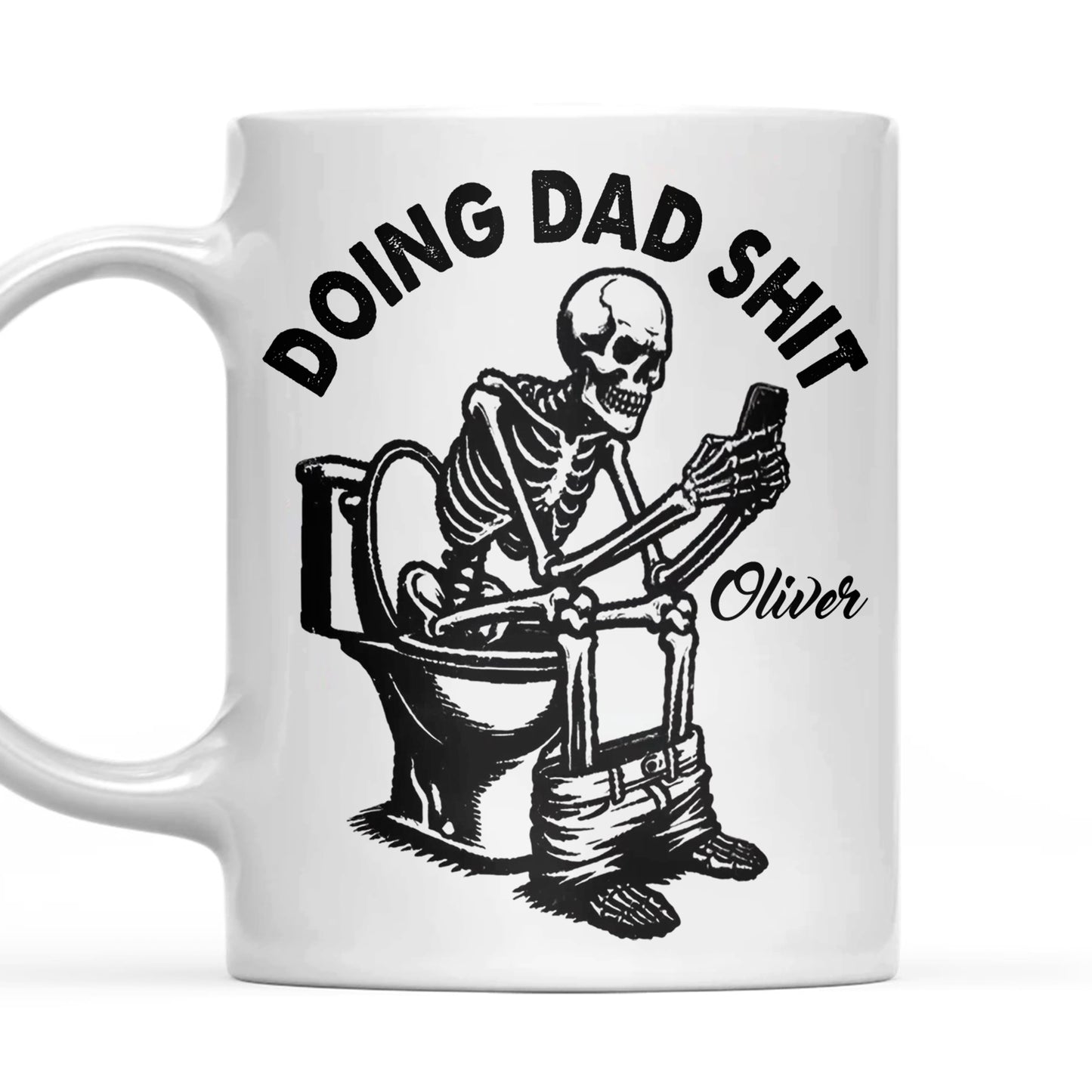 Doing Dad Shit - Personalized Ceramic Mug