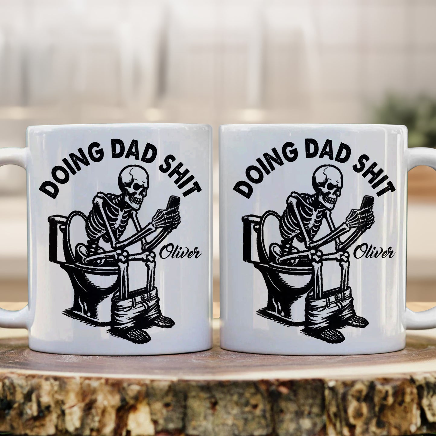 Doing Dad Shit - Personalized Ceramic Mug