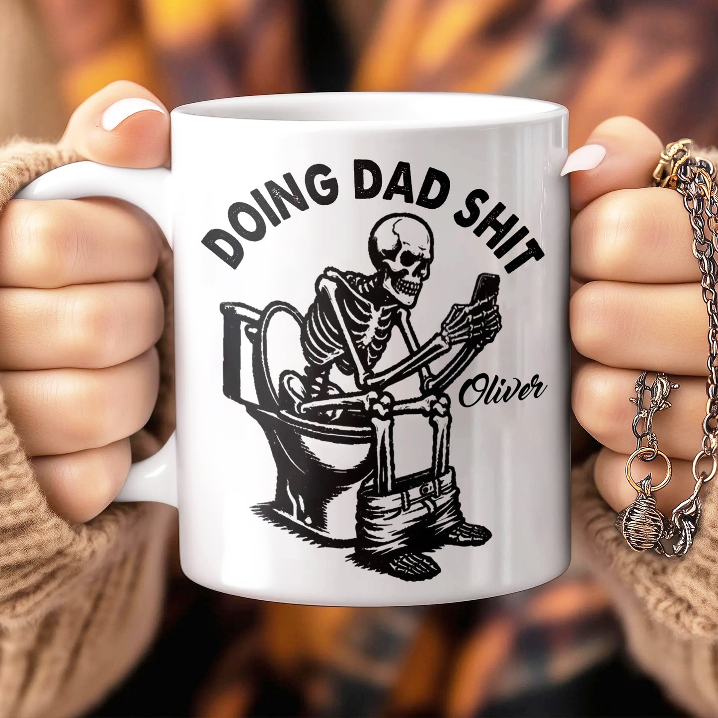 Doing Dad Shit - Personalized Ceramic Mug
