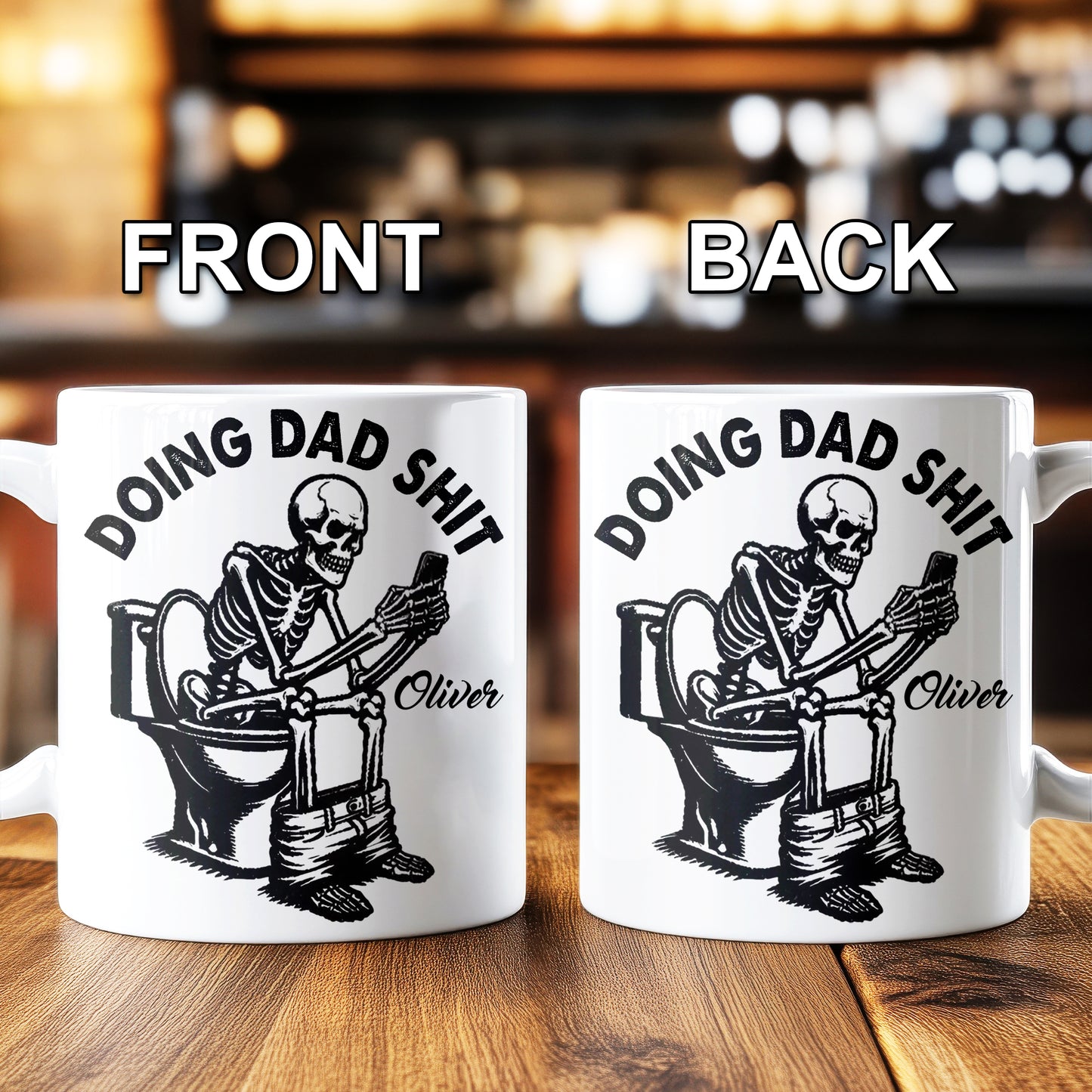 Doing Dad Shit - Personalized Ceramic Mug