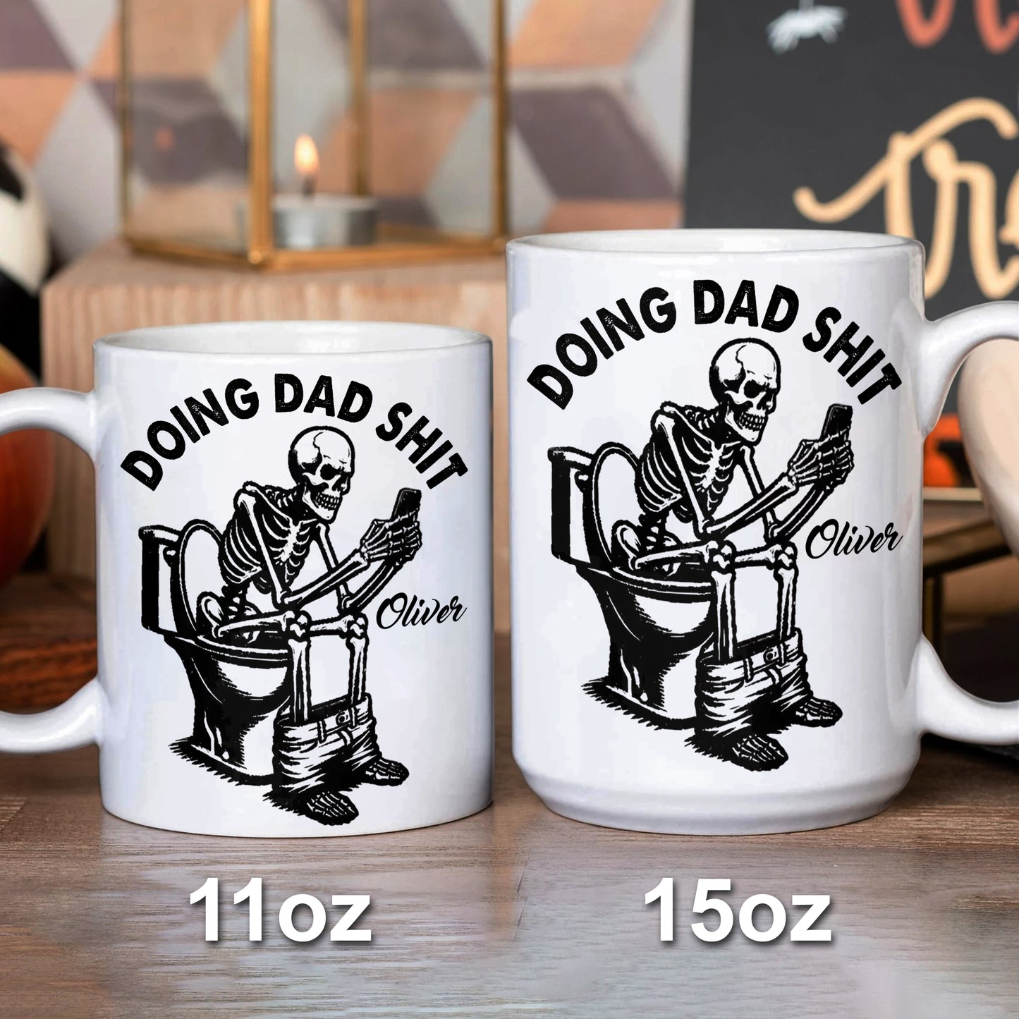 Doing Dad Shit - Personalized Ceramic Mug