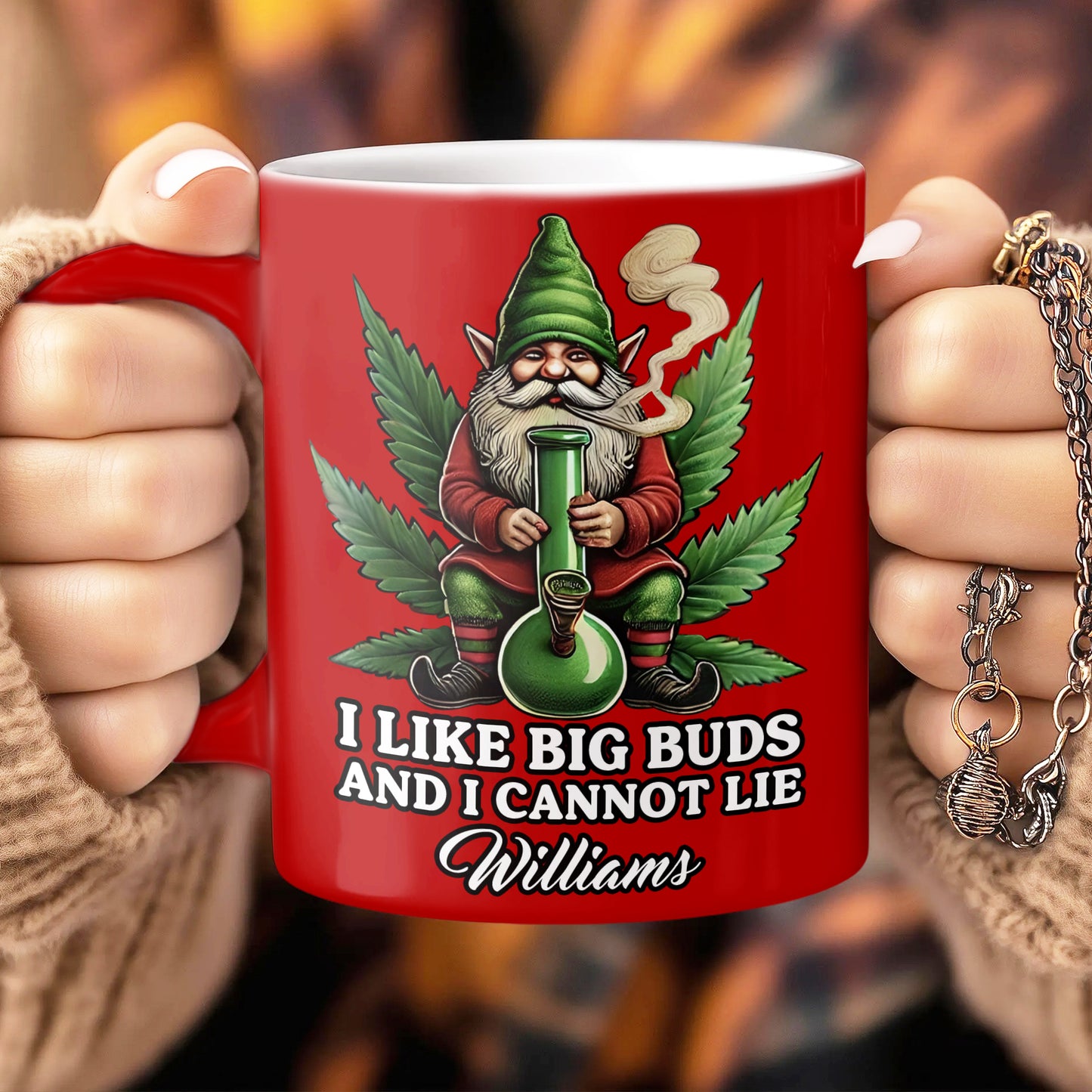 I Like Big Buds And I Cannot Lie - Personalized Accent Mug