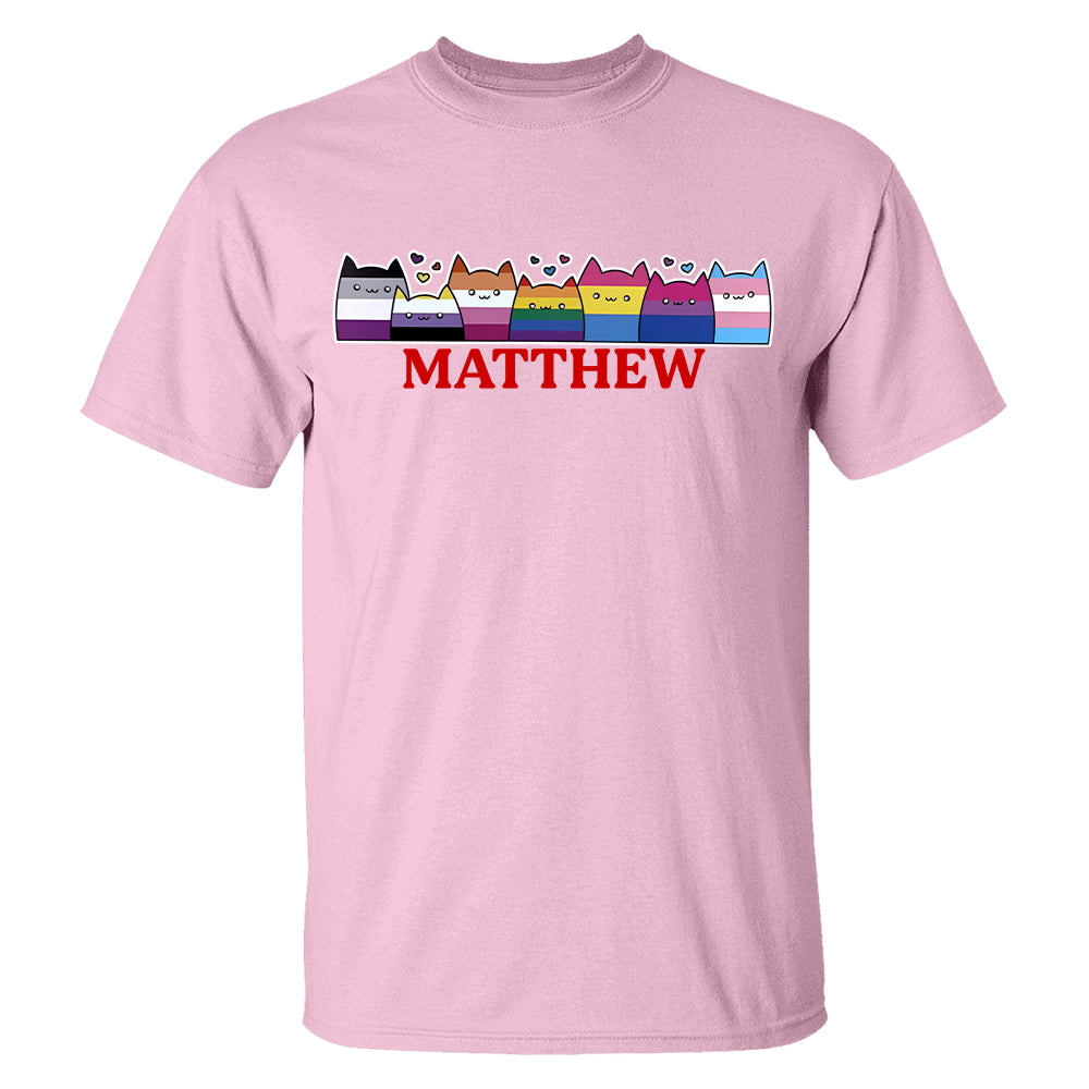LGBTQ+ Pride Cat Parade - Personalized Shirt