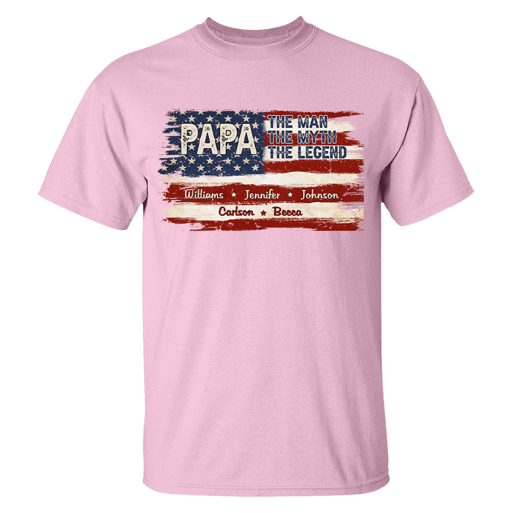 Papa - The Man, The Myth, The Legend - 2D Unisex T-shirt