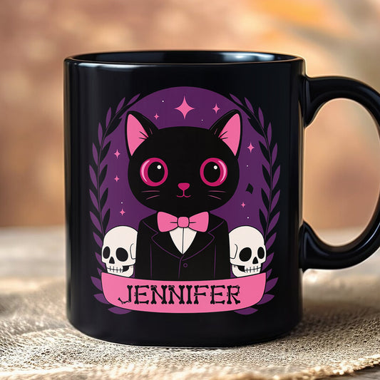 Cute and Spooky - Gift For You, Friend, Your Favourite Witch - Personalized Accent Mug