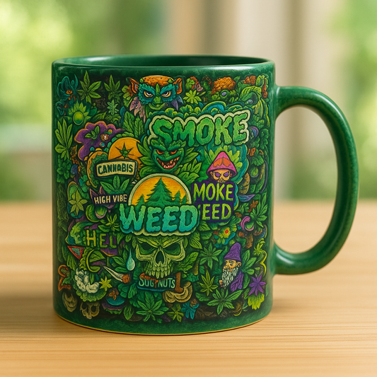 Cannabis Graffiti- Personalized Accent Mug