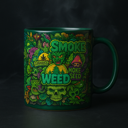 Cannabis Graffiti- Personalized Accent Mug
