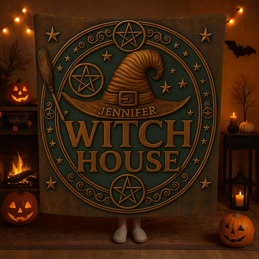Witch house - Personalized Blanket