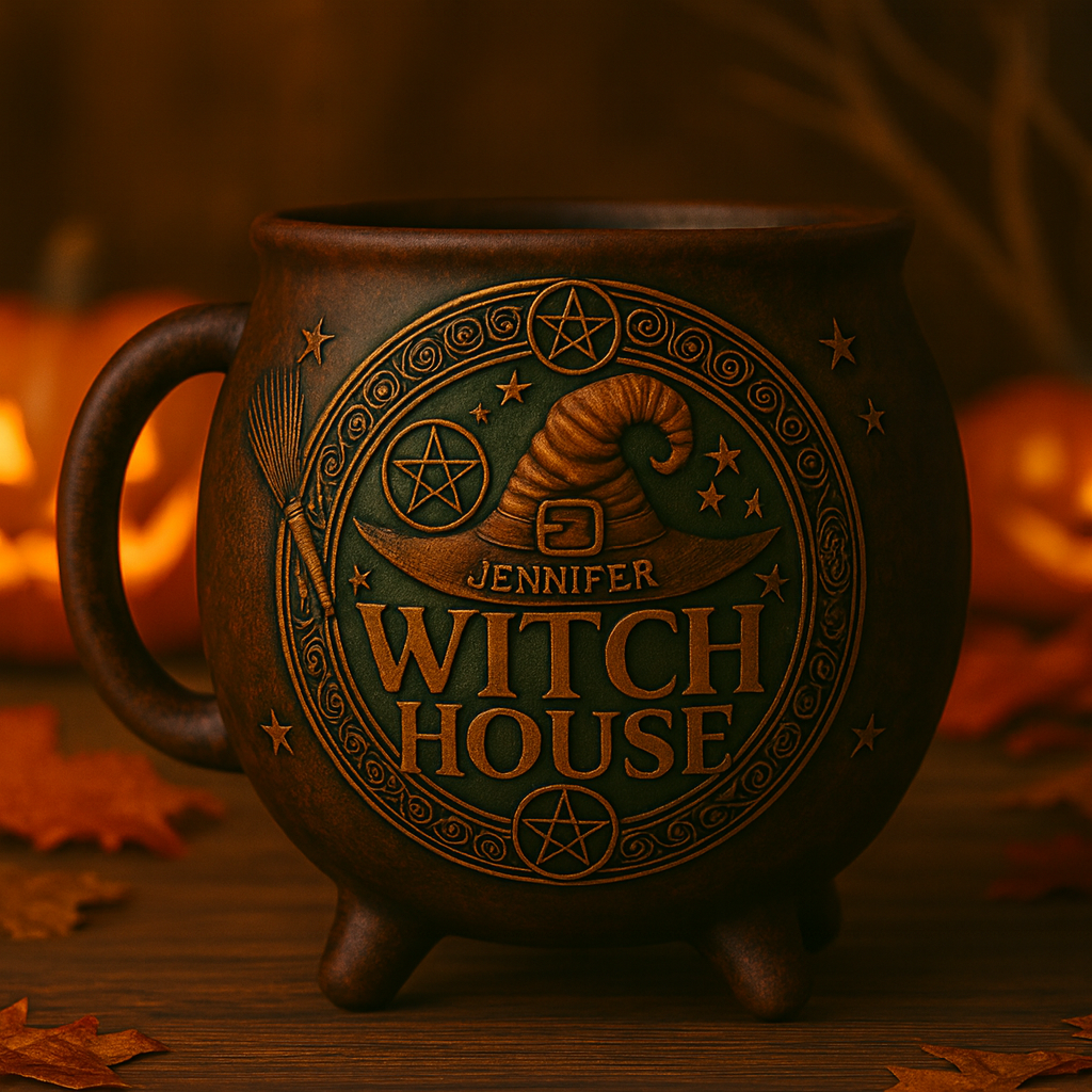Witch House - Gift For You, Friend, Your Favourite Witch - Personalized Cauldron Coffee Mug