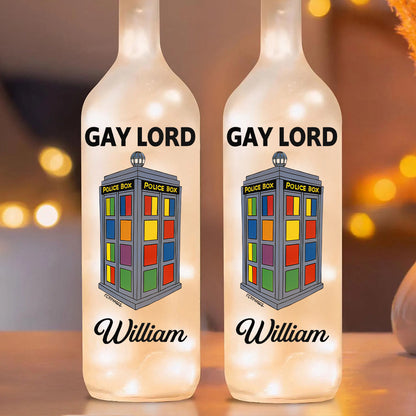 Gay Lord - Personalized Bottle Lamp