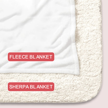 Green Maple Leaf - Personalized Blanket