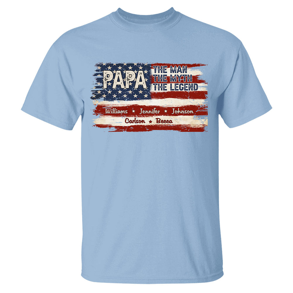 Papa - The Man, The Myth, The Legend - 2D Unisex T-shirt