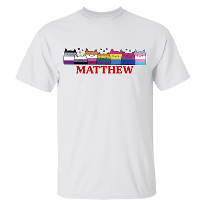 LGBTQ+ Pride Cat Parade - Personalized Shirt